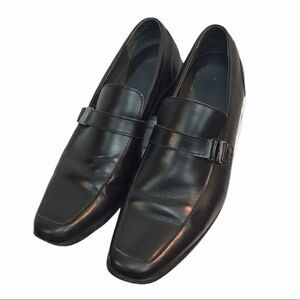 Men’s Perry Ellis buckled dress leather shoes